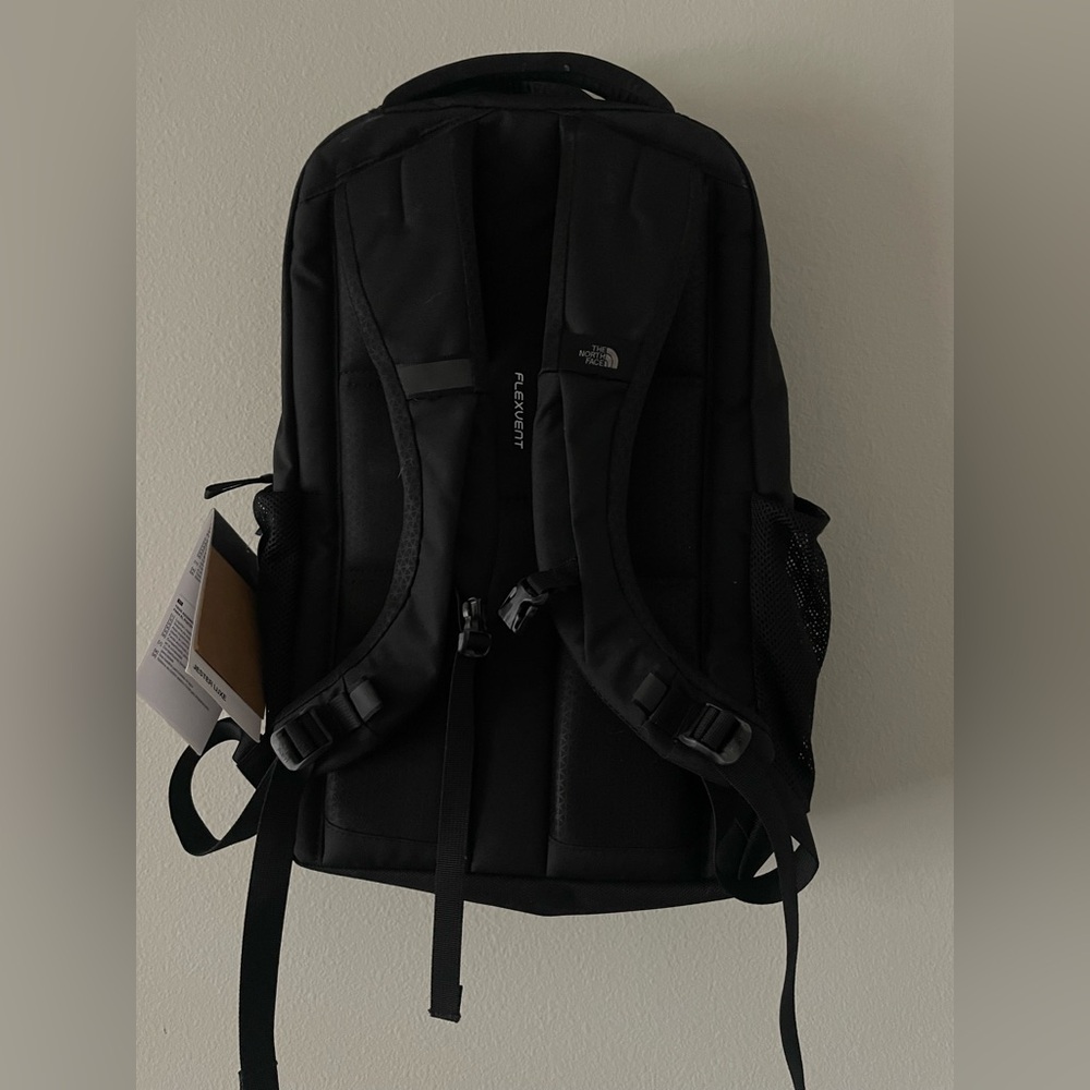 The North Face Jester Luxe Backpack in Black w/ Rose Gold accents - Picture 2 of 6